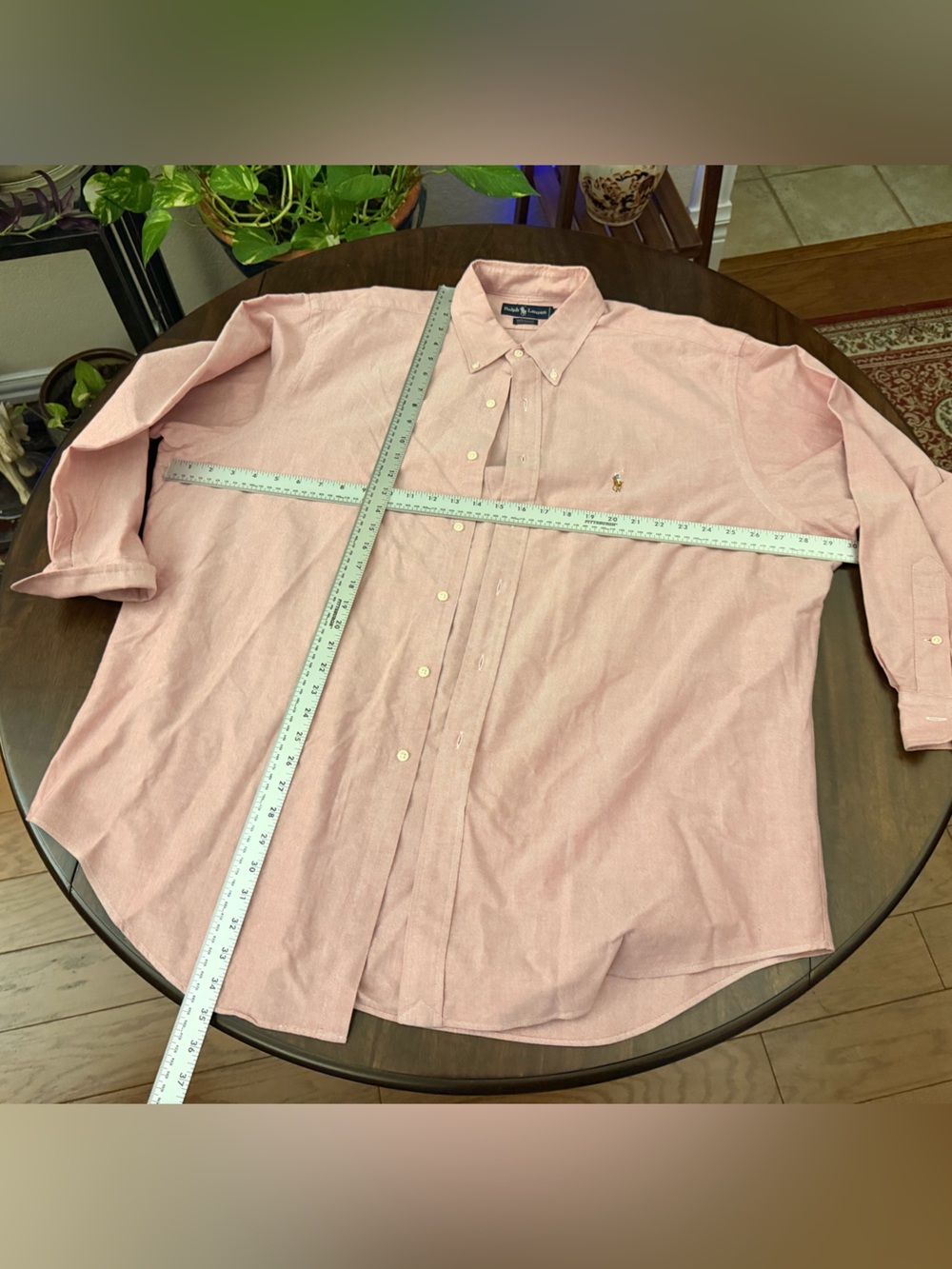 Ralph Lauren Light Pink Button-Down Oxford Shirt